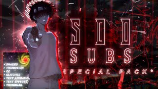 Zakanix 500 Subs Special Editing Pack