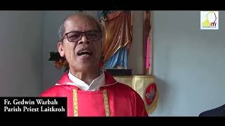 With The Cooperation Of 12 Families, Build The Church Of The Holy Heart Of Jesus In Umtyngngar