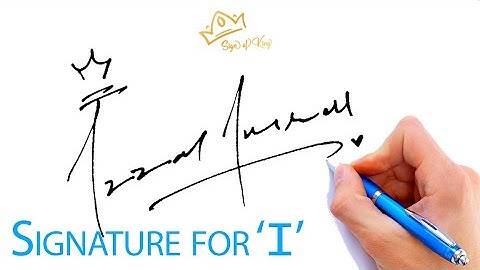 I Signature Style | Izza Imran Name