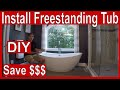 How to Install a Freestanding Tub