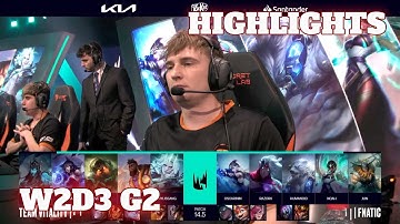 VIT vs FNC - Highlights | Week 2 Day 3 LEC Spring 2024 | Vitality vs Fnatic W2D3