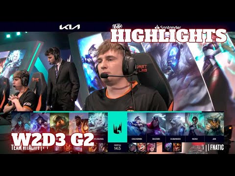 VIT vs FNC - Highlights | Week 2 Day 3 LEC Spring 2024 | Vitality vs Fnatic W2D3