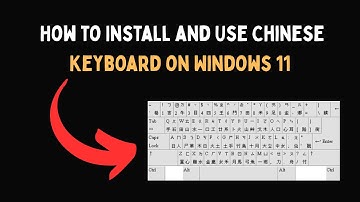 How to Install and Use Chinese Keyboard on Windows 11