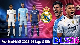 Real Madrid CF 2025-26 Logo Kits - DLS 26