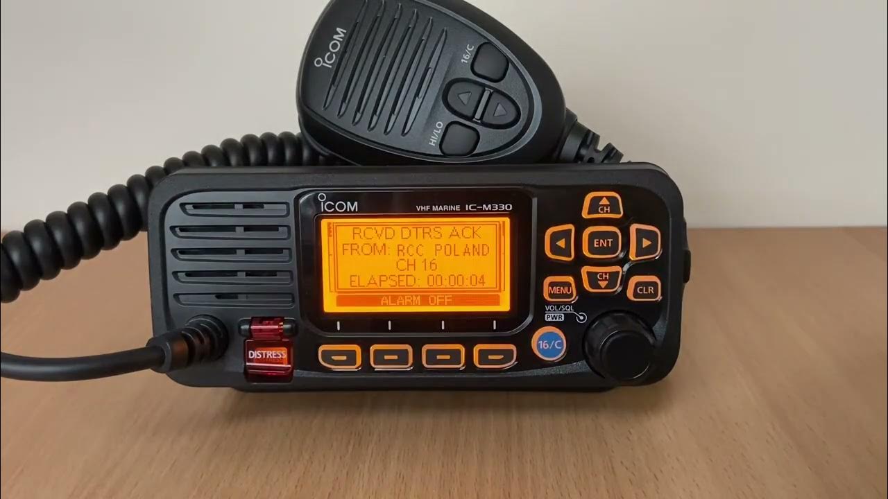 SP1B Full DISTRESS & MAYDAY Marine Radio VHF training GMDSS IC