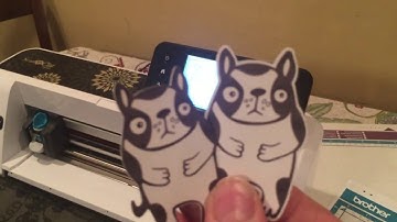 Brother scanNcut 2 cutting out stamp images in real time