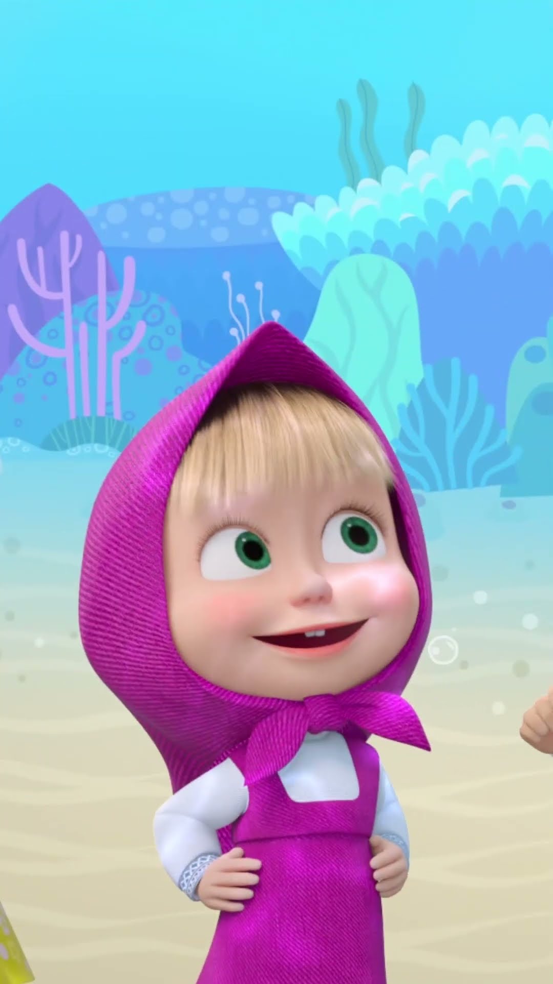 Привет, Акулёнок! ? ? #Shorts #машаимедведь #Акулёнок #MashaandtheBear