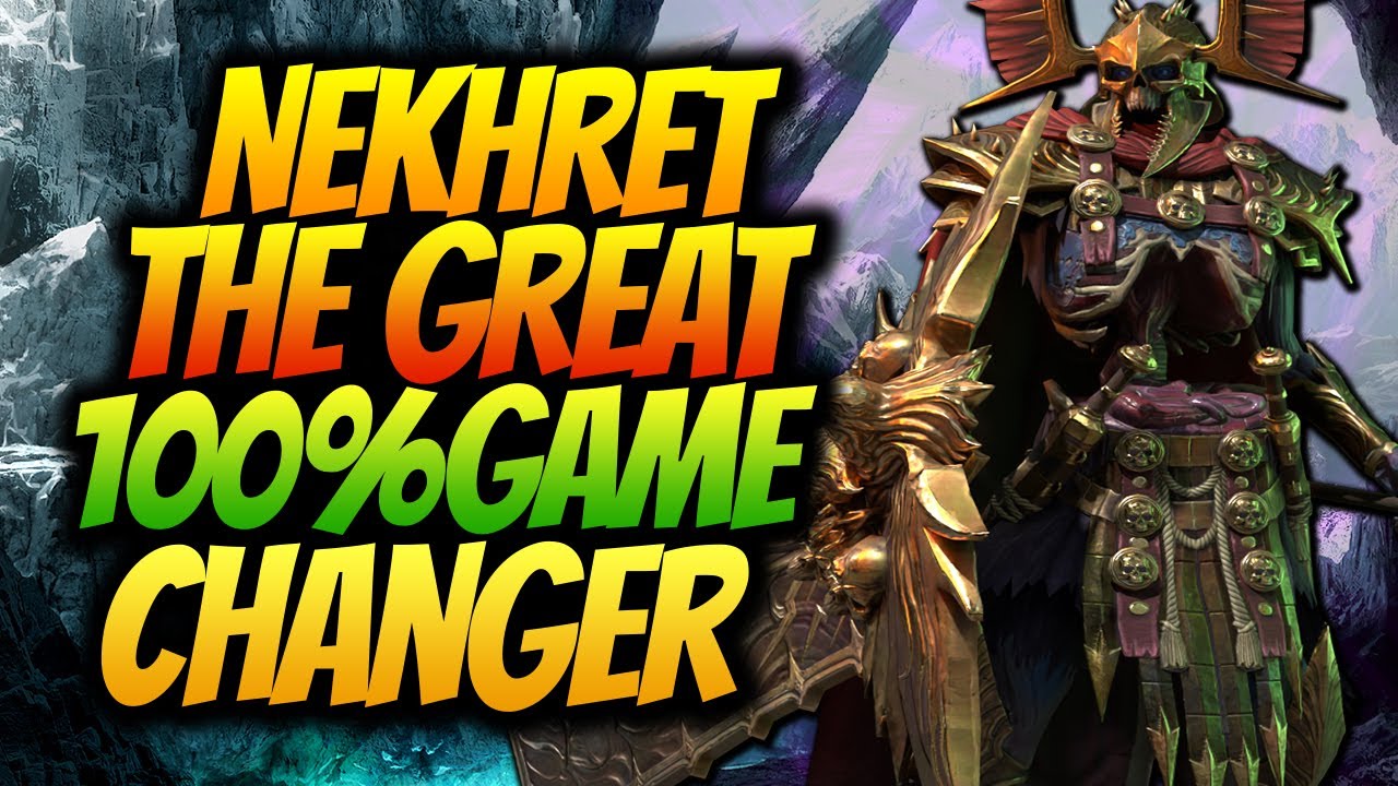 FULLY MAXED NEKHRET THE GREAT GUIDE & REVIEW | A NEW META CHANGER CHAMPION RAID SHADOW LEGENDS