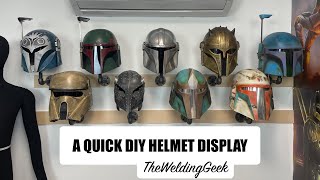 A QUICK DIY HELMET DISPLAY