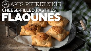 Cheese-Filled Pastries - Flaounes | Akis Petretzikis