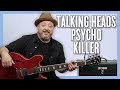 Talking Heads Psycho Killer Guitar Lesson + Tutorial