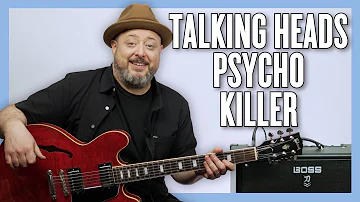 Talking Heads Psycho Killer Guitar Lesson + Tutorial