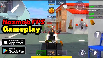Hazmob fps gameplay | gun war first look gameplay