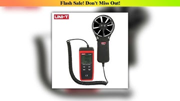 Slide UNI-T Digital Anemometer UT363S 0.4~30m/s Wind Speed Sensor Meters Temperature Tester Measuri