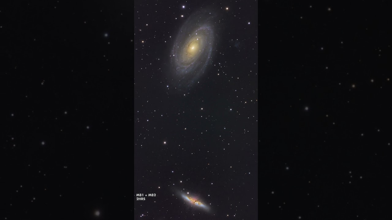 The Cosmos Through My Telescope #astrophotography #nebula #galaxy