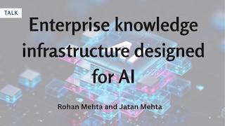 Enterprise knowledge infrastructure designed for AI