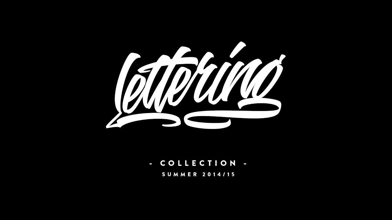 Speed Art Logos & Lettering Collection [Custom Lettering] YouTube