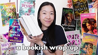 a (late) bookish wrap-up for march | a WILD romance, new fav, anticipated sequels of 2024