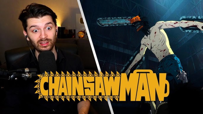 REAGINDO A Chainsaw Man - 1x01  Cachorro e Motosserra 