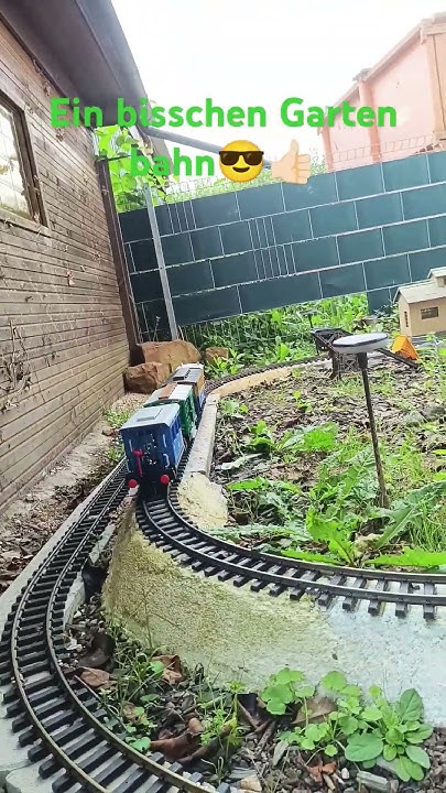 garten Bahn fahrt 😁 lgb YouTube