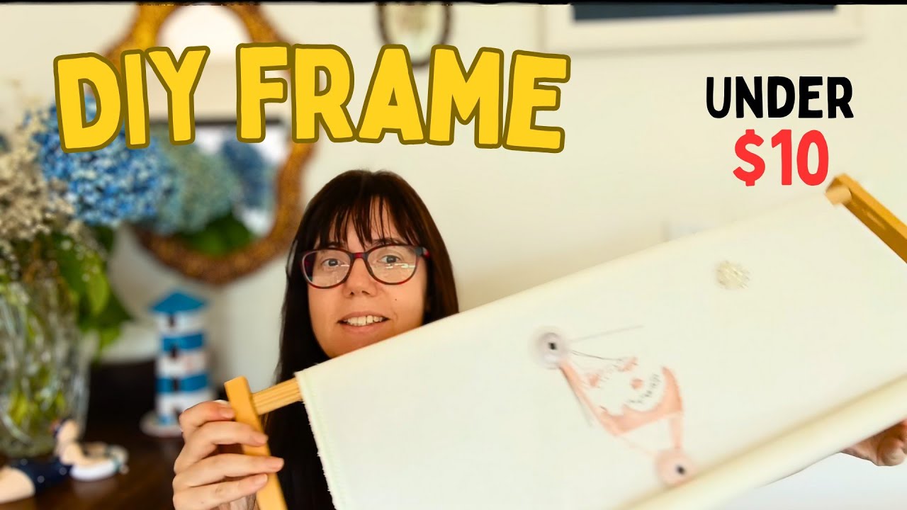 Flosstube - DIY Embroidery Frame: Easy , Affordable, Fast and Custom Size