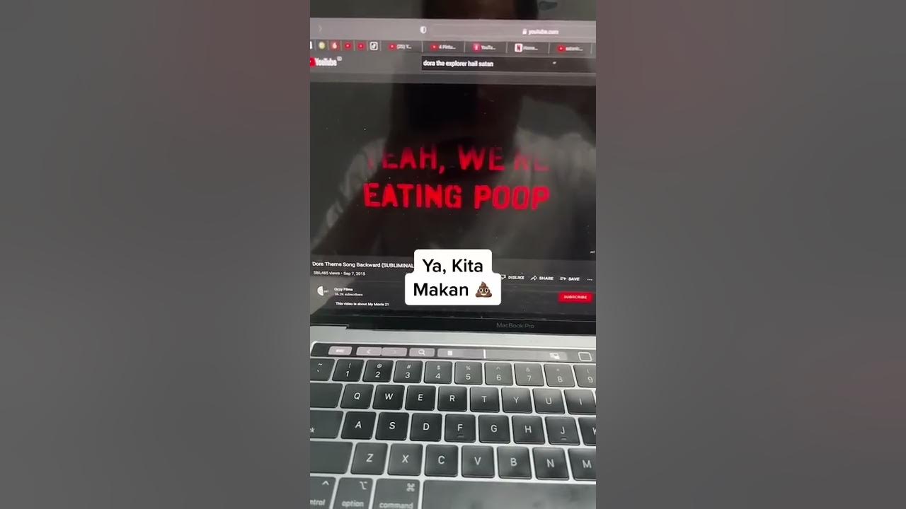 Jangan pernah putar lagu dora kebalik, mengerikan ‼️😱 #Shorts #YouTubeShorts