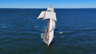 Pride of Baltimore II in the Great Chesapeake Bay Schooner Race 10/16/2025