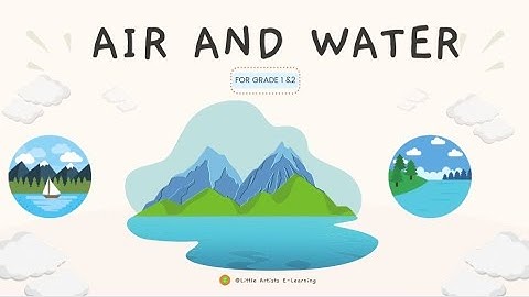 AIR AND WATER for class 1,2 and 3. EVS for kids