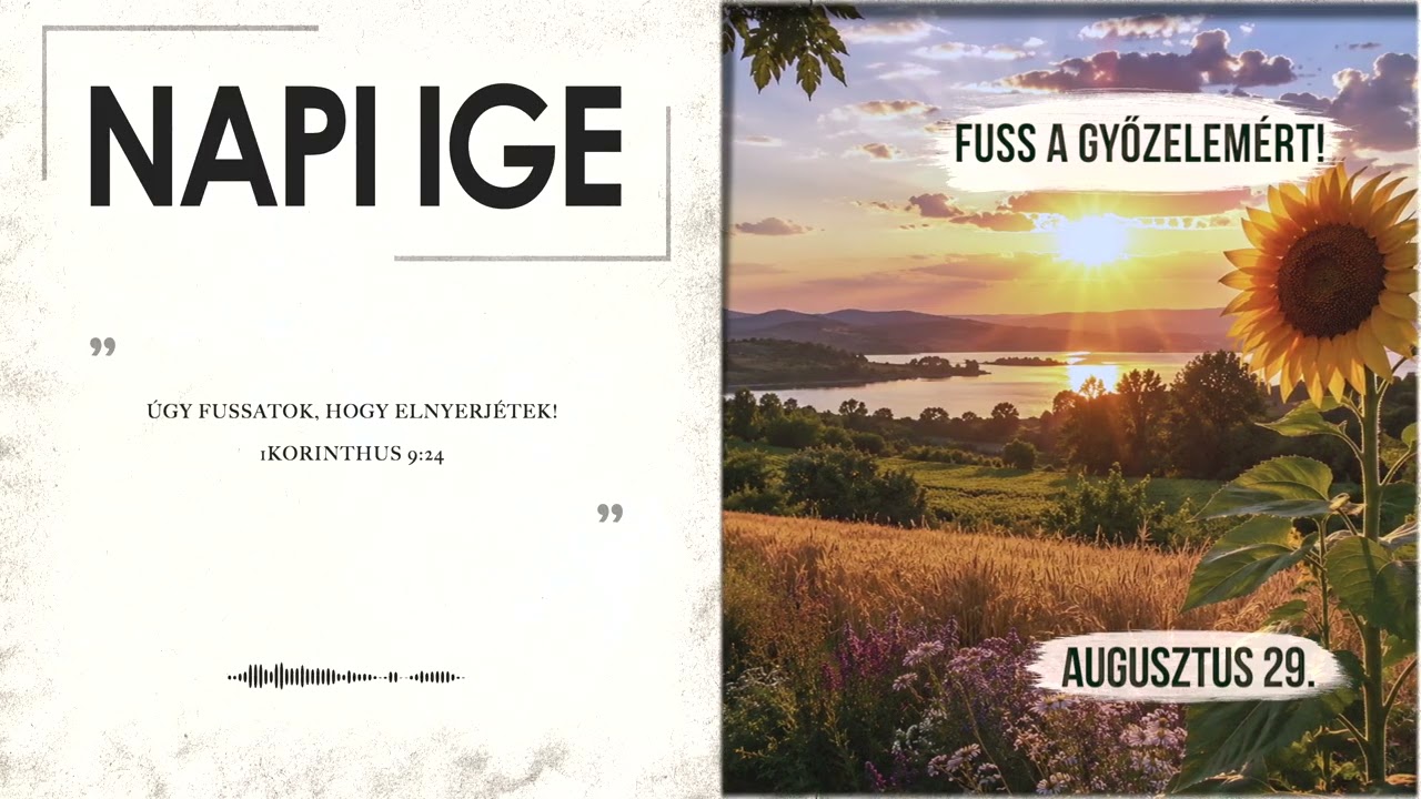 Napi IGE | Fuss a győzelemért! | 2026.08.29