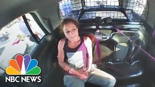 Woman Removes Handcuffs And Steals Police Car | NBC News
