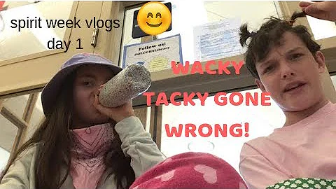 Spirit week day 1: COME TO WACKY TACKY DAY AS A fResHmAn (oOoOfffFff)