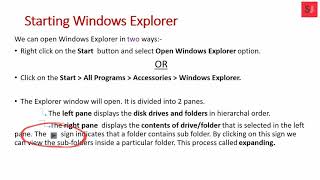 Working in Windows(Theory)  Class-6 Cha-2 (Part-1) By Sapna