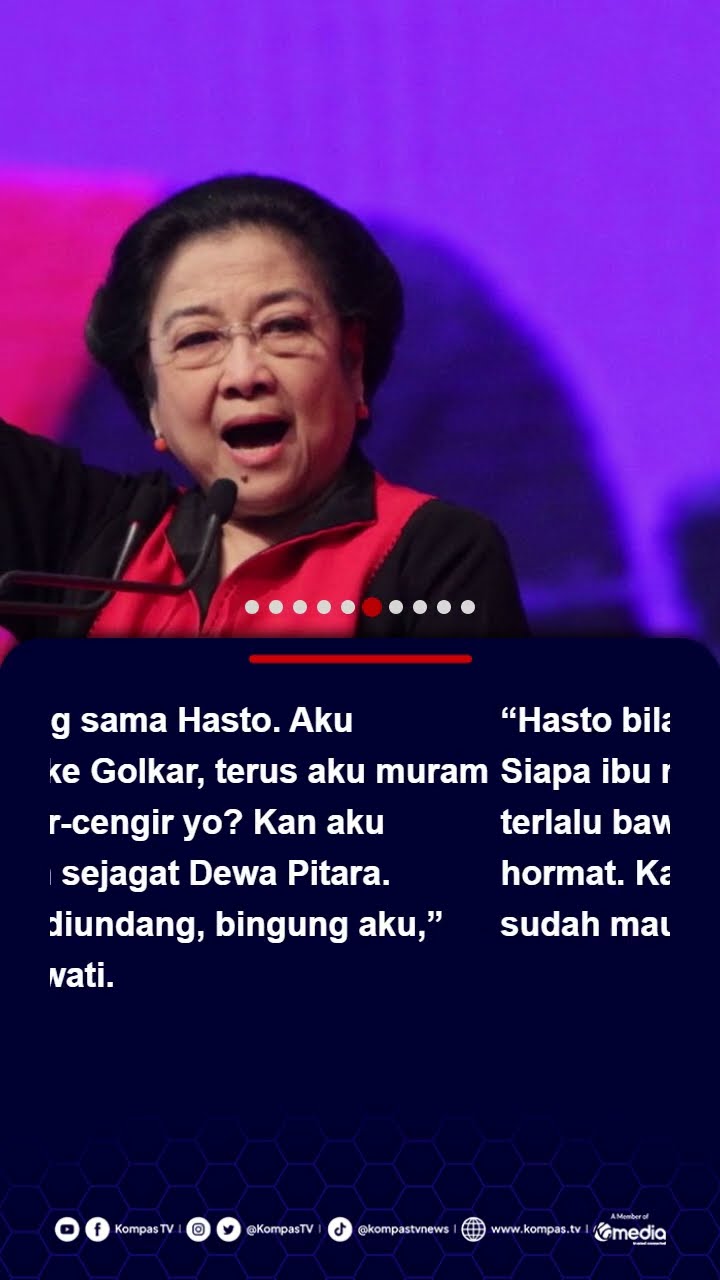 Megawati Mengaku Diundang Bahlil ke Acara HUT Golkar: Tumben, Aku Kan Dimusuhin #megawati #golkar