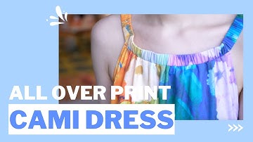 Custom All-Over Print Cami Dress: Yoycol Print-on-demand