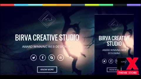 Preview Birva - Bootstrap Parallax One Page Template TForest