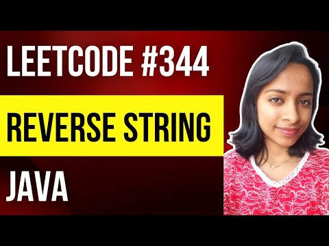 Reverse String | Leetcode 344 | Java | parmita bhowmik - YouTube