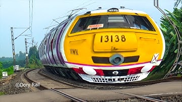 Magic of Train at different beautiful action