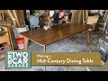 Building a Mid Century Dining Room Table