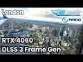 Microsoft Flight Simulator | PMDG 737 | RTX 4060 | DLSS 3 Frame Gen | Ultra | London