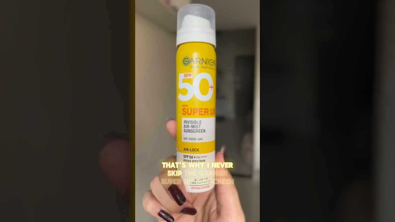 Garnier Vitamin C Face Wash & SPF 50 Sunscreen Spray Review | Real Results! #facewash #garnier #ad