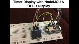 Timer Display with NodeMCU &amp; OLED display