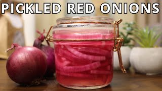 How to make Pickled Red Onions / Marinated Red Onions