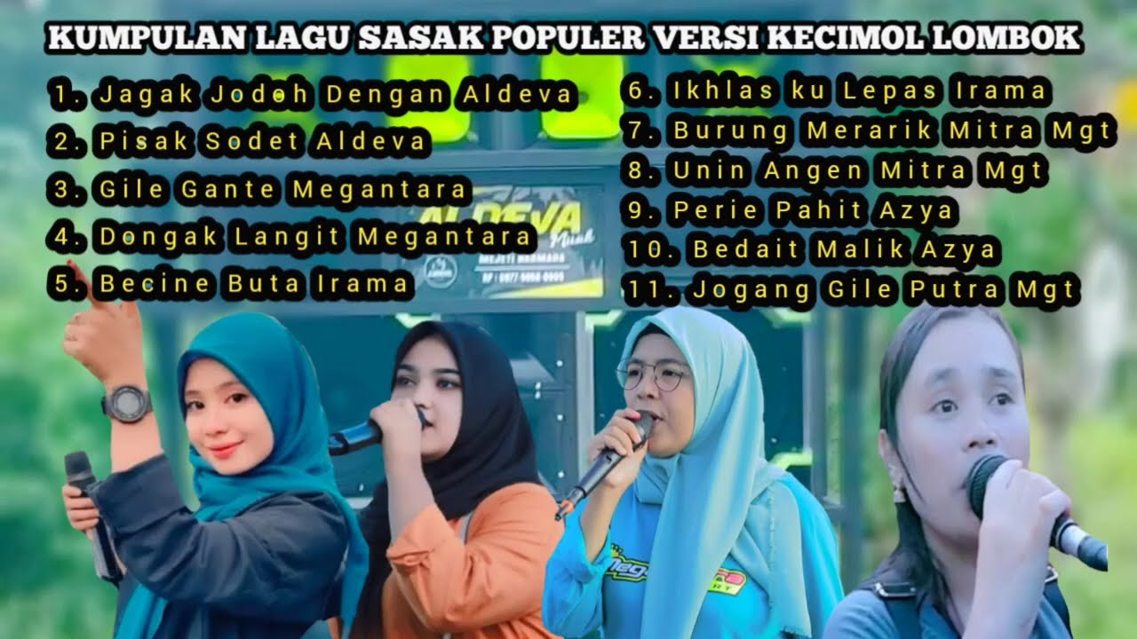 Kumpulan Lagu Sasak Lombok populer versi kecimol ternama