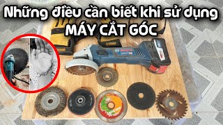 Cách sử dụng máy cắt góc an toàn, cắt ván gỗ không bị dặt