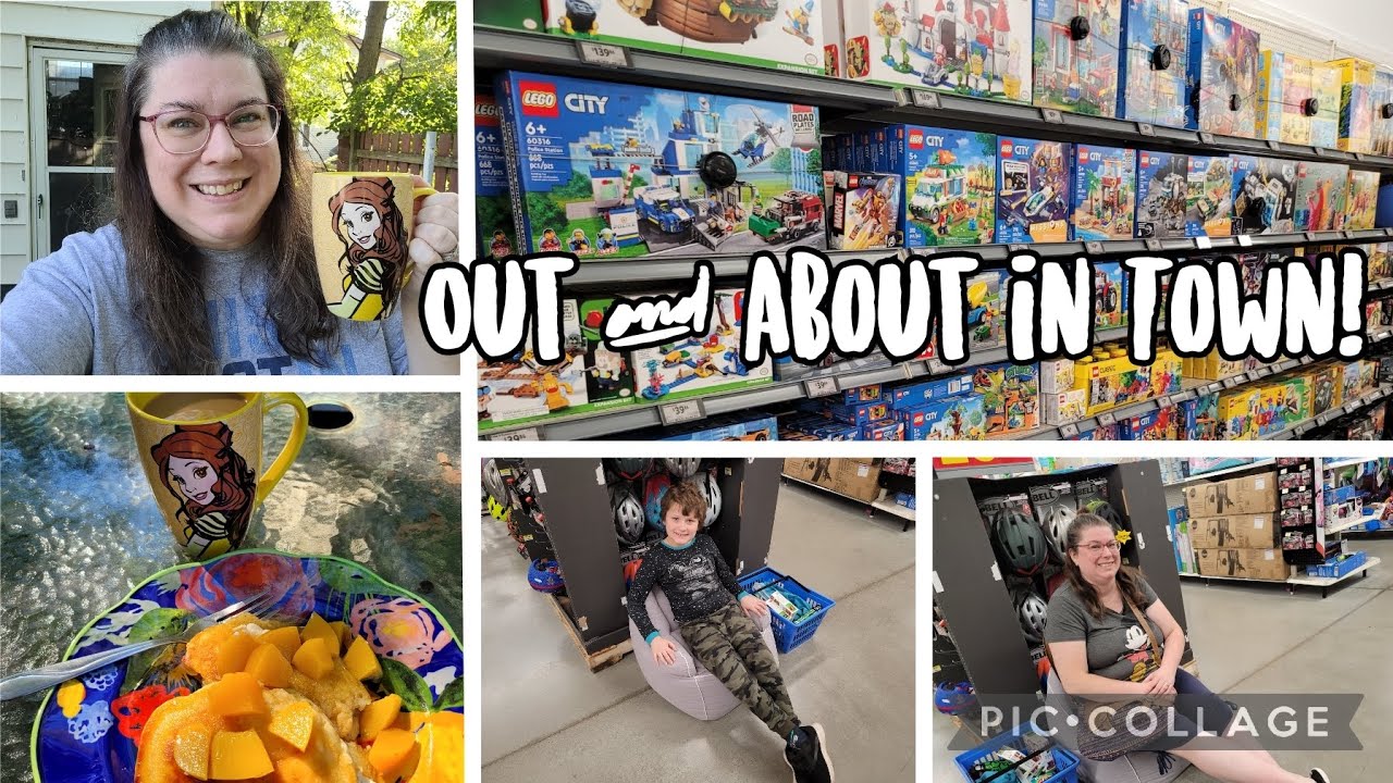 Out & About in Town! Shop with Us! Walmart & Dollarama! But First
