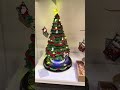 Raz 19" Lighted Animated Santa Sleigh on Christmas Tree Decoration 4610405