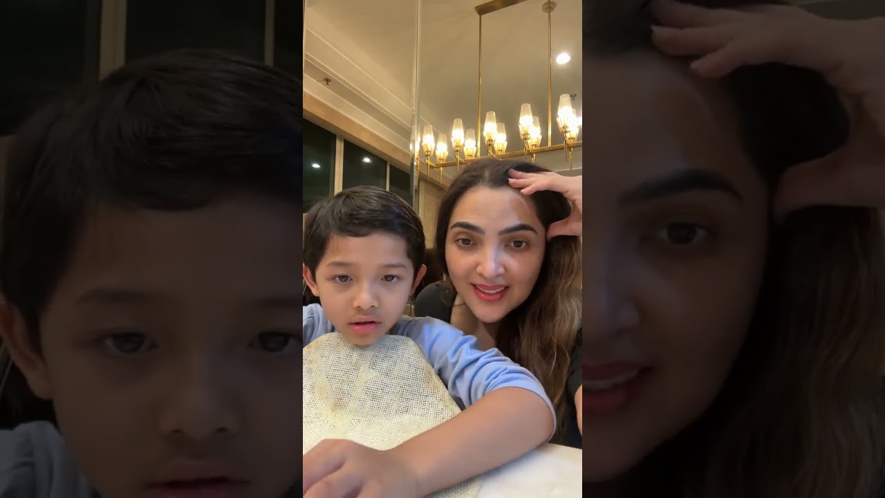 Live instagram Ashanty dan Arsya lagi makan bersama