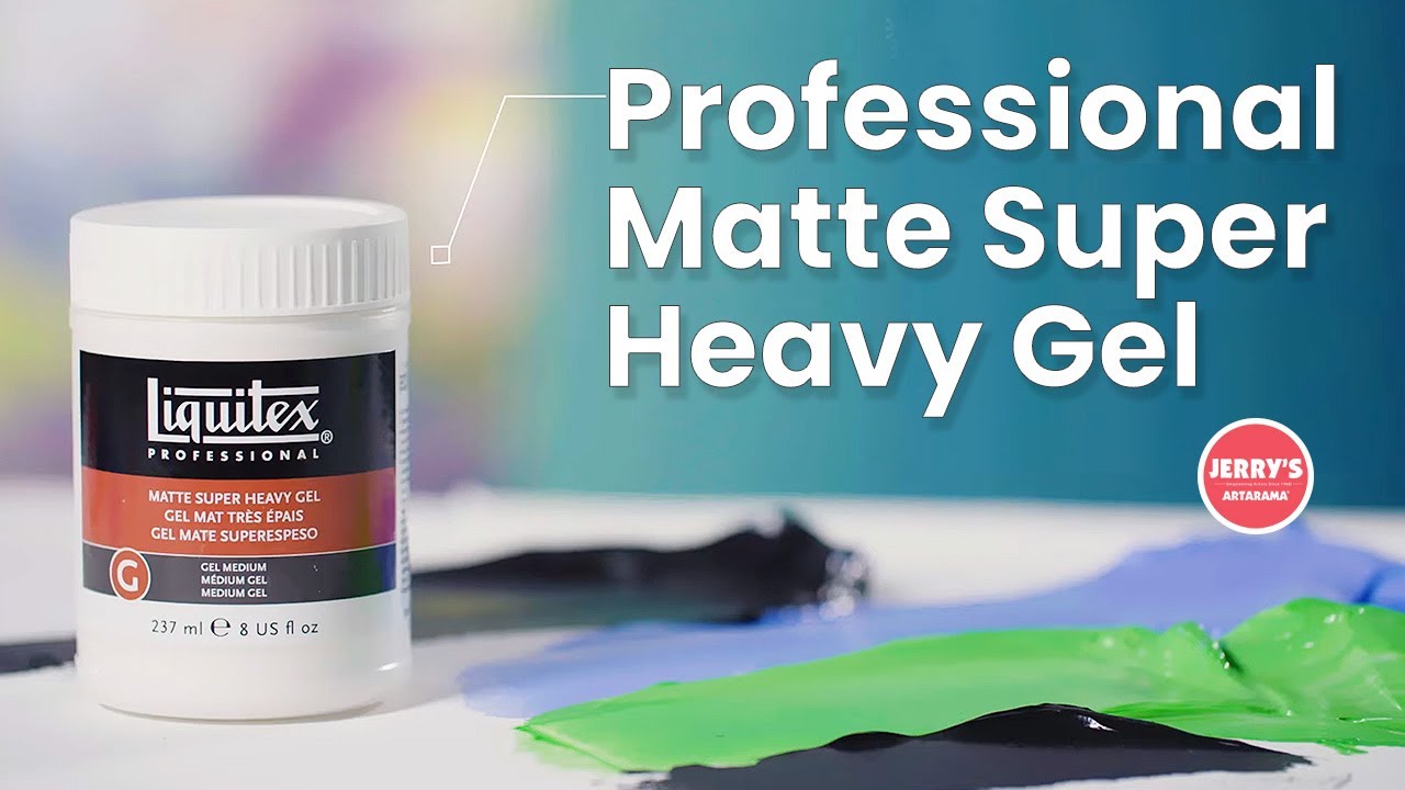 Liquitex Acrylic Gloss Super Heavy Gel Medium Informational Video