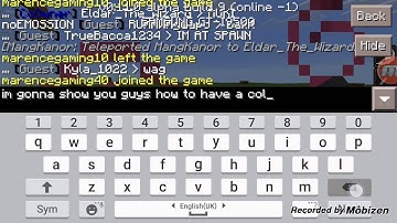 0.11.0 MCPE how to create a colored text