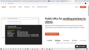 Deploy your local running API globally using ngrok
